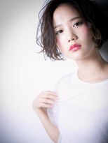 カバーヘア ブリス 川口(COVER HAIR bliss)&nbsp;*bliss川口*無造作カール★黒髪くせ毛風ガーリーボブｘ