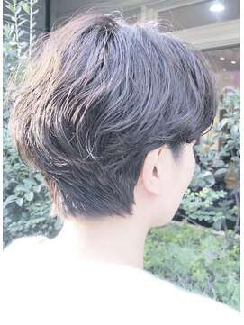 ヘアーアンドメイク グリーン(hair&make green) くせ毛風ニュアンスショート【東十条/王子/赤羽/エヌドット】