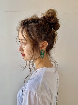 ラパンセノアール(LA PENSEE NOIR) 大人かわいいアレンジ×ドレスヘア