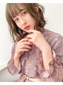 【Lufeli】小野裕大 ボブ*シースルーバング*ミルクティー