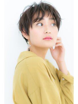 モッズヘア 越谷(mod's hair) 濡れ髪シースルー艶カラーハンサムショートY越谷20代30代40代