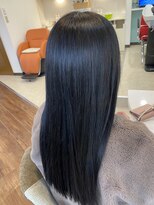 ヘアー バイ ミーズ(hair by Mii’s) 生酵素カラー/美髪/ダークブルー