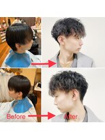 ヨシザワインク ハコザキ 水天宮前 日本橋人形町(YOSHIZAWA Inc.HAKOZAKI)&nbsp;センターパート/ツイストスパイラル/前下がり/刈り上げ/ツーブロ