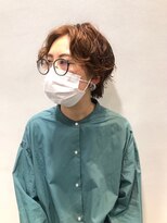 アルジャーノン(algernon)&nbsp;センターパートパーマスタイル