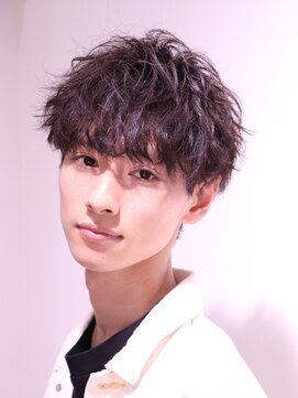 ネイビー(NAVY) 美シルエット 束感ショート