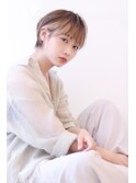 セクションカラー小顔ショート