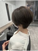 ショート/アッシュグレージュ/大人可愛い