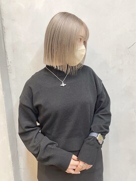 シアー(sheer) 《sheer》#ハイトーンカラー#ペールベージュ