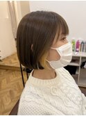 ボブ イヤリングカラー