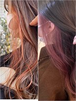 ネオリーブエム(Neolive em;)&nbsp;インナーカラー×ピンク系カラー