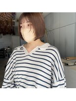 ミント(mint) 【ミルクティーベージュとざくざくフェイスレイヤーボブ◎】