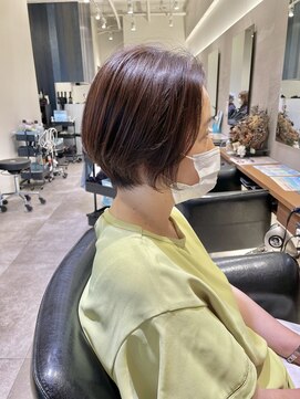 シェル 国分寺(shell) グレージュカラー/ボブウルフ/黒髪/ココアベージュ