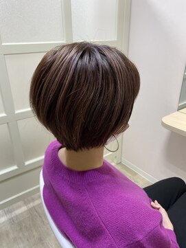 ヘアーメイク ハルナ ショートヘア