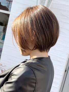 ヘアーエポック(hair epoque) 小顔似合わせカットくびレイヤーエモージュ大人可愛い