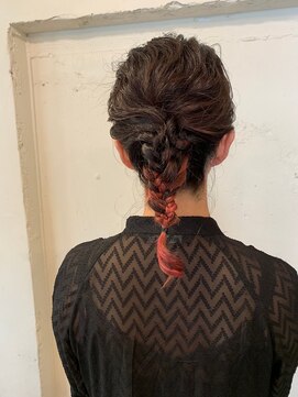 ヘアサロンライラック 結婚式アレンジ