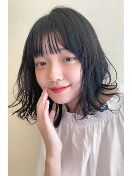 シャイニー(SHINY) ボブパーマ/ボブルフ/ぱっつん前髪/前髪パーマ/池袋