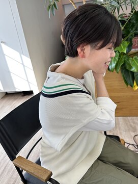 オーシャン(Ocean) ［Ocean Hair&Life 水田］黒髪/暗髪☆ショートボブスタイル☆