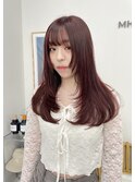 レイヤーカット/顔まわりレイヤー/韓国ヘア._.