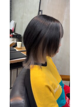 イキプラスディードットログ 大和八木駅前店(ikii+D.Log) インナーカラー×ウルフスタイル