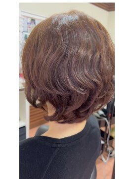 花璃美庵 癖毛を活かしたカット
