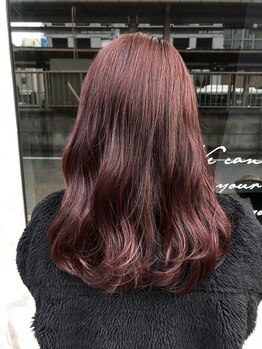 ヘアアンドメイク アーク(Hair & Make Aarc)の写真/[カット+イルミナorアディクシー+トリートメント¥9100]透明感たっぷり最旬styleでトレンドカラーを満喫♪