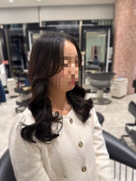 アピッシュ ギンザ(apish ginza) ロングパーマ/デジタルパーマロング/コテ巻きパーマ/韓国ヘア