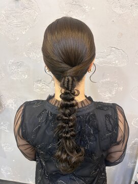 エフェ(effet) タイトなおしゃれ編み下ろし