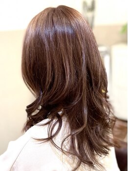 コンコードヘアー(Concord Hair)の写真/《南蔵王/個室》92%天然由来の"ヴィラロドラ"オーガニックカラー◎ダメージレスで艶のある仕上がりに♪