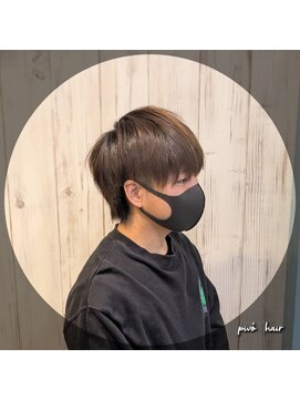 ピヴォヘアー(pivo hair) メンズカット ラウンドマッシュ
