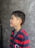 ツーブロックショート