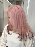 エンドカラー×ホワイトピンク