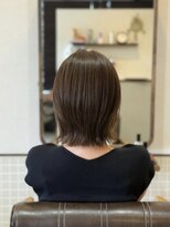 カルマンド(Calmando) 艶ボブ×ブラウンベージュレイヤー