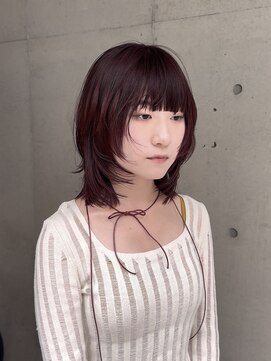 シャロン(SHARON) 【SHARON】レイヤーカット×ディープレッド
