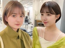 頑固な癖にはショート×柔らか縮毛矯正が人気!！輪郭に沿った絶妙なくびれのバランスで小顔効果絶大[富山]