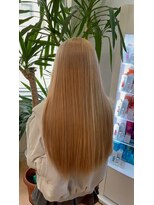 アウラ(AURA)&nbsp;ミルクティーベージュハイトーンブリーチカラー