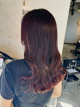ヘアデザインファブロ イオンモール宮崎店(hair design FABRO.) ボルドーカラー/ワインレッド/レッドブラウン/暖色系カラー