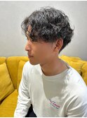 メンズ波うウェーブパーマ