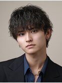 大人ヘア縦落ちスパイラルパーマ