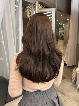 韓国へア/レイヤー/顔周り/ボブ/透明感カラー