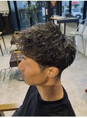 ルーズスパイキー/アクティブショート／ニュアンスパーマ／大人