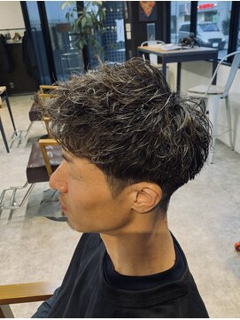 37.0℃ ティダ 神保町店(37.0℃-tida) ルーズスパイキー/アクティブショート/ニュアンスパーマ