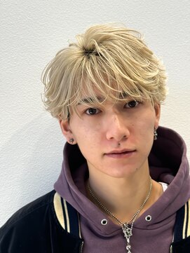 オーシャントーキョー 仙台(OCEAN TOKYO) フェザーショートニュアンスパーマセンターパートツーブロック