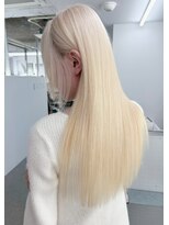 イロウ 山口どうもん店(IROW)&nbsp;ホワイトブリーチ/ホワイトベージュ/艶髪/ブリーチカラー