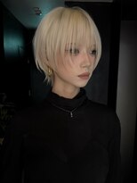 サンク 原宿 表参道(cinq)&nbsp;ハッシュボブショートウルフカットショートボブレイヤー前髪あり