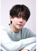 メンズヘアラウンドマッシュシースルー