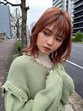 ビームズヘア 藤が丘店(Bee Ms HAIR) ゆるふわロングベージュカラーブリーチしない透明感カラー
