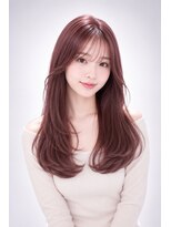 エートス(ethos)&nbsp;三好市美容室 韓国風チェリーレッドロング