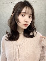 テテ(tete.) 顔まわりフェイスレイヤーゆるふわセミロング