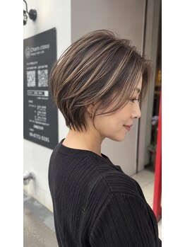 チャーム クラッシー 寺田町本店(Charm classy)の写真/歴20年のベテランが提案するショートカット似合わせと骨格に合わせたカットで理想のボブへ♪