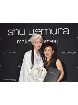 有名コンテスト受賞経験有の実力派スタイリストが在籍★≪shu uemura makeup contest2019≫出場！